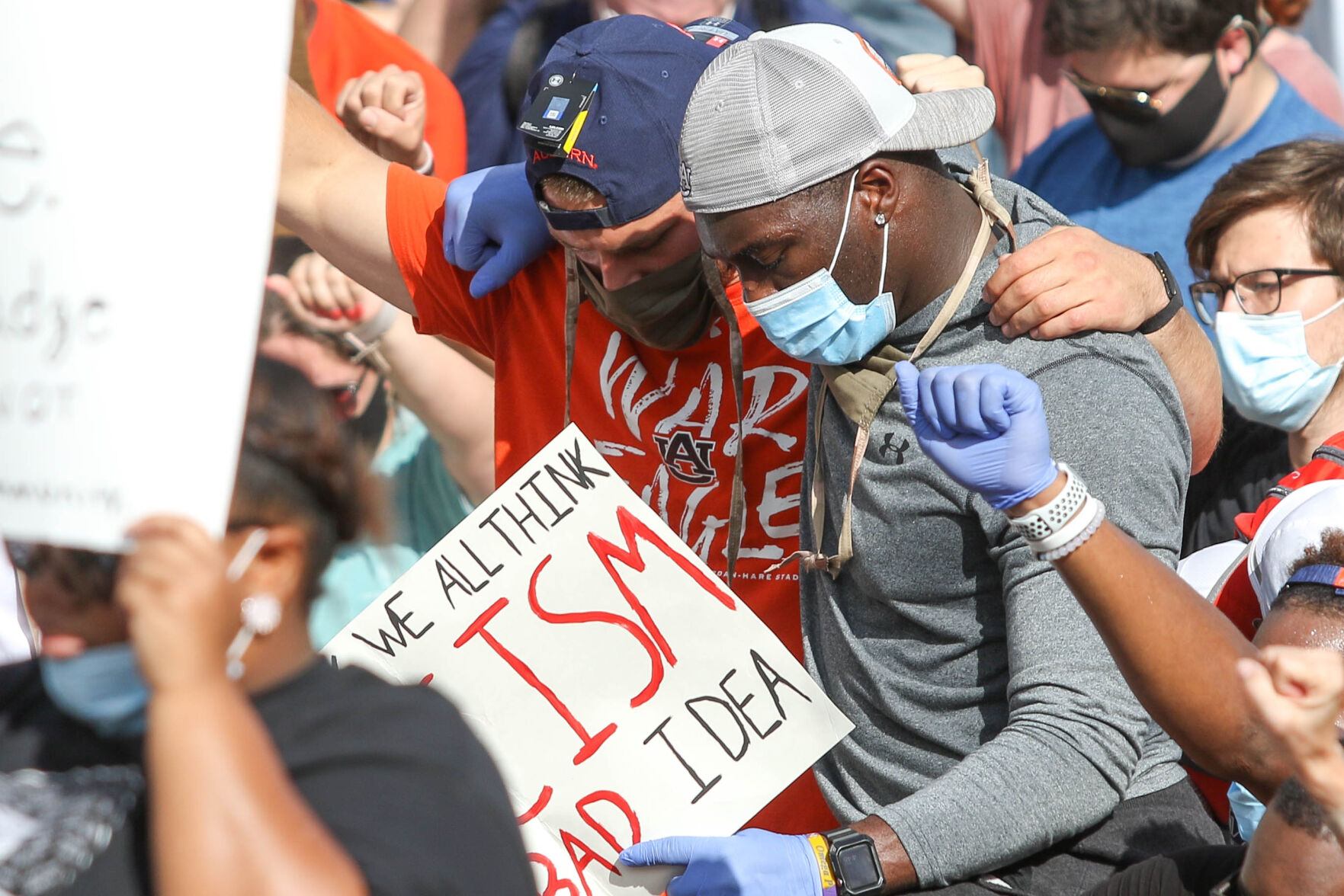 Auburn Students & Community for Change protest and march